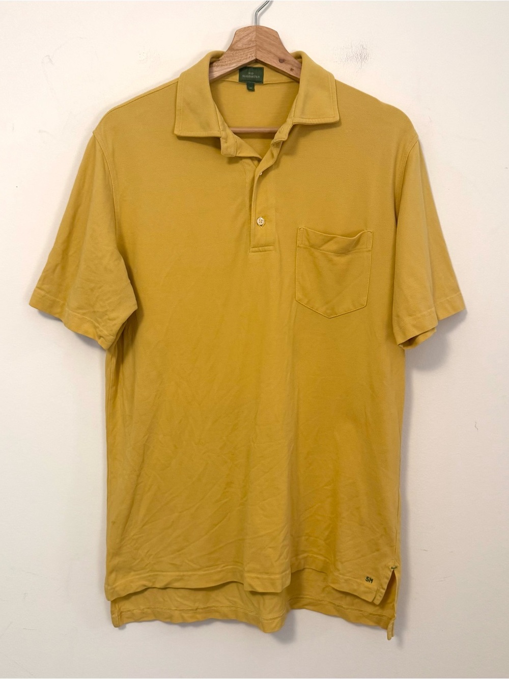 Sid Mashburn Men’s Short Sleeve Front Pocket Pique Polo